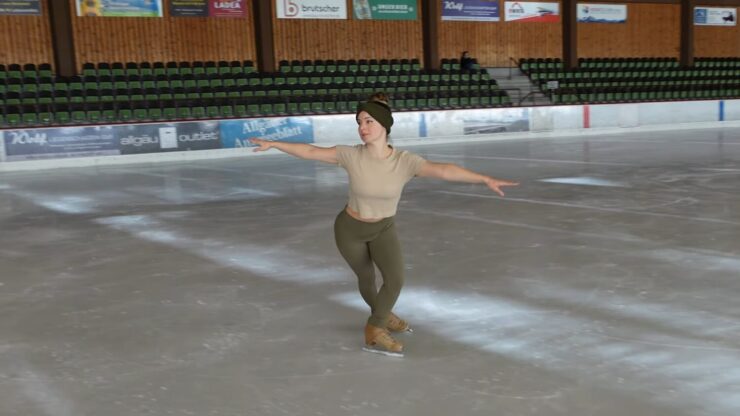 Ice Skating Balancing and Posture